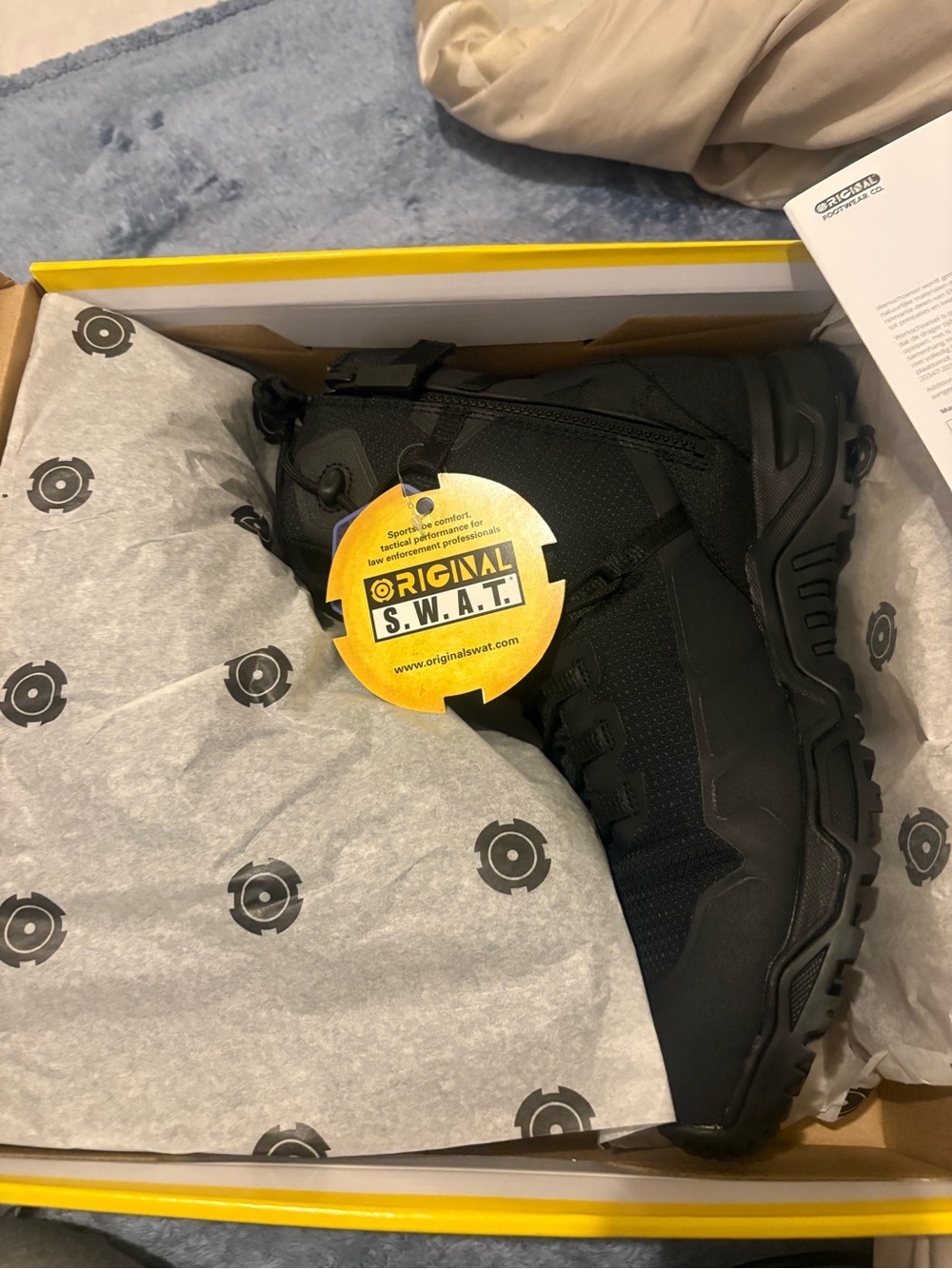 Men's Black Tactical Boot